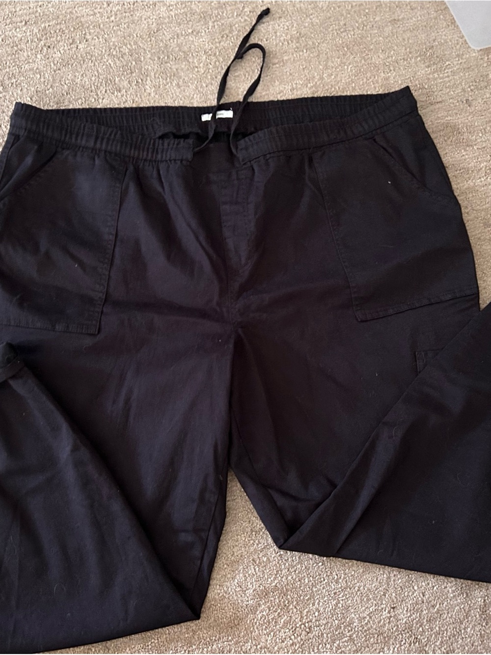 Women’s Black Drawstring Casual Pants